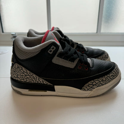 AIR JORDAN 3 BLACK CEMENT (GS) UK5 (USED)