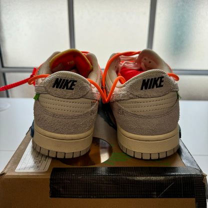 OFF WHITE X NIKE DUNK LOW LOT 31 UK7 (USED)