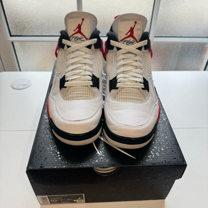 AIR JORDAN 4 RED CEMENT UK9.5 (USED)