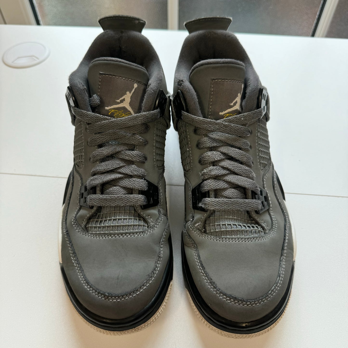 AIR JORDAN 4 COOL GREY 2019 (GS) UK6 (USED)