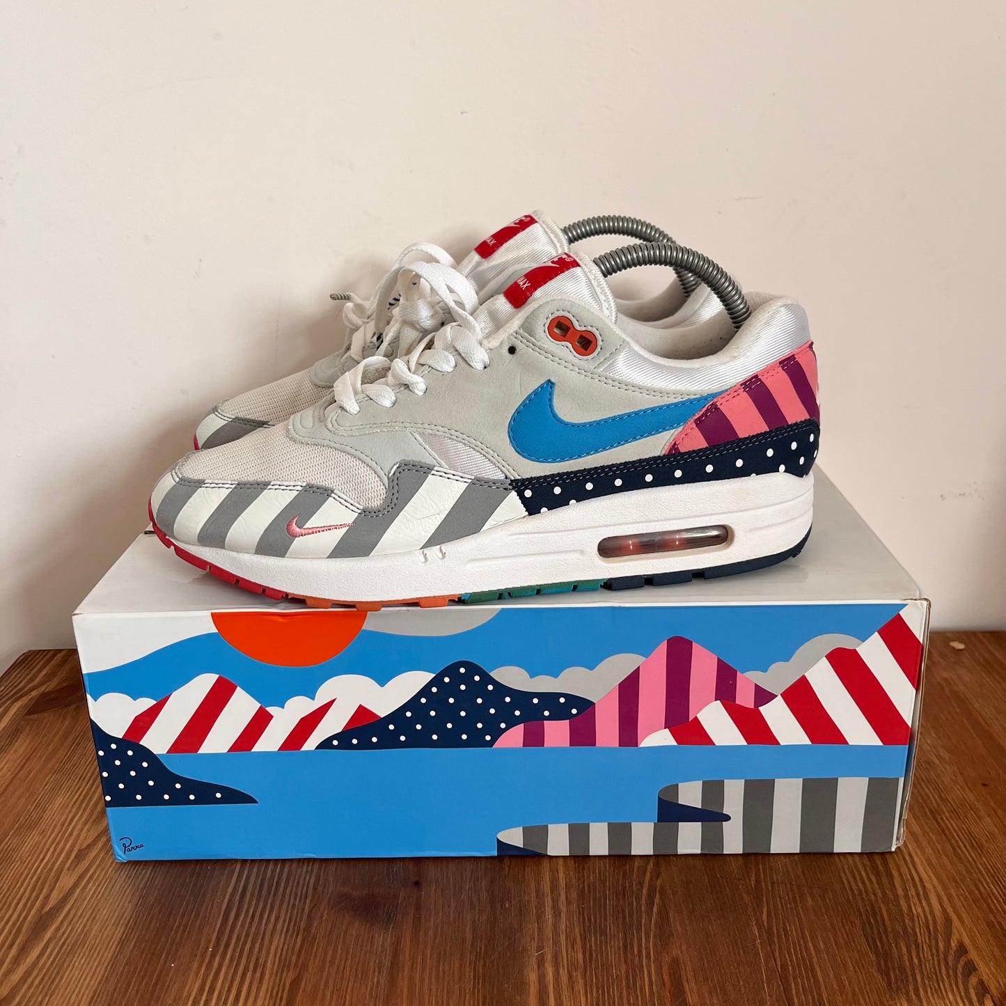 NIKE AIR MAX 1 PARRA UK7 (USED)