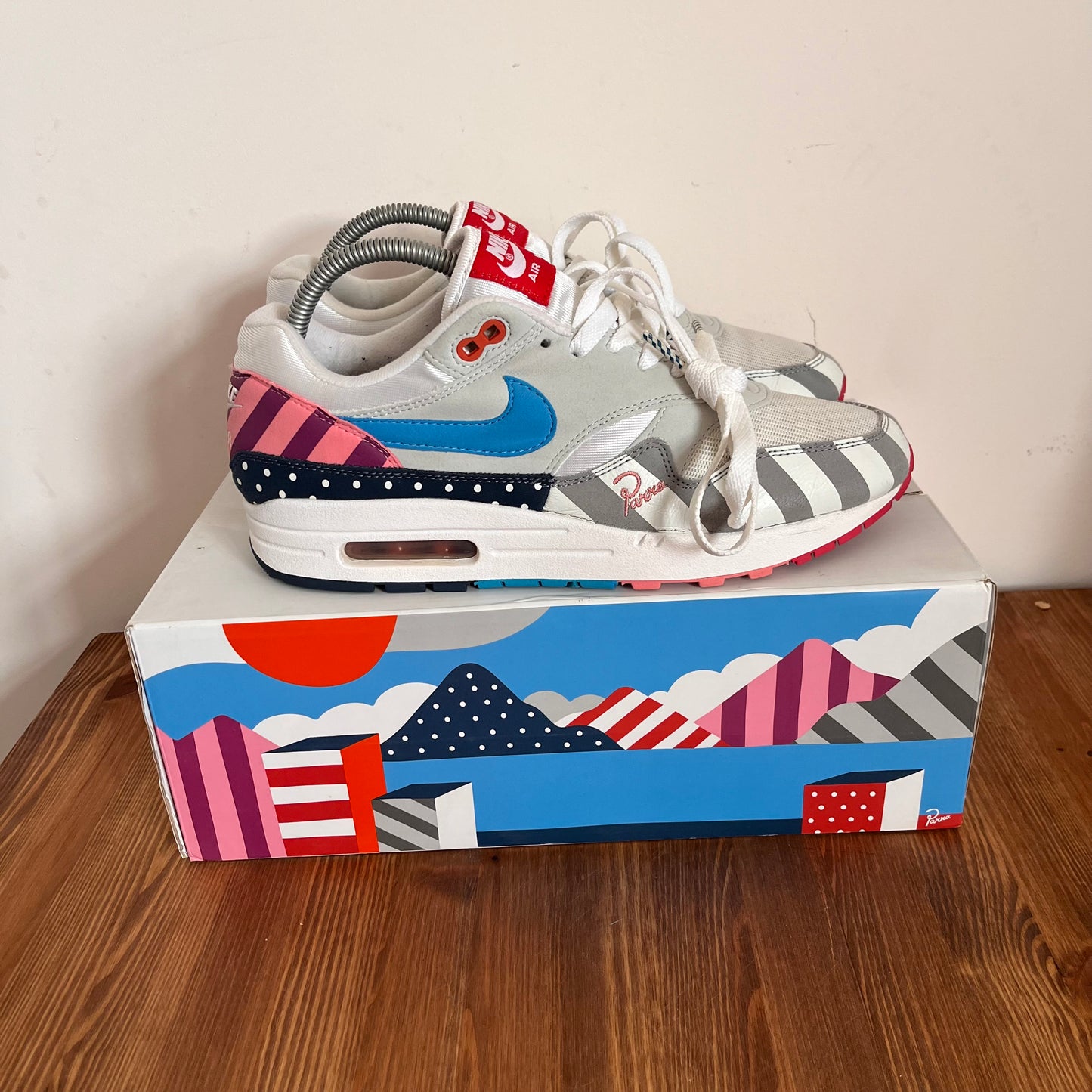 NIKE AIR MAX 1 PARRA UK7 (USED)