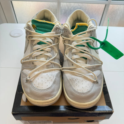 OFF WHITE X NIKE DUNK LOW LOT 25 UK8.5 (USED)