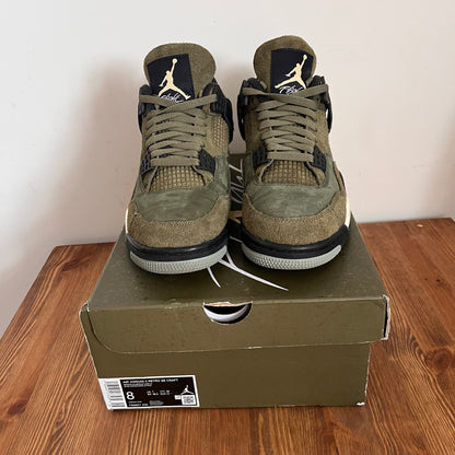 AIR JORDAN 4 CRAFT OLIVE UK7 (USED)