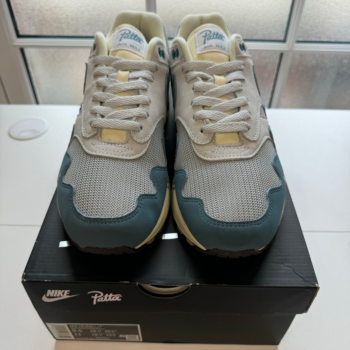 NIKE AIR MAX 1 PATTA AQUA UK8.5 (USED)