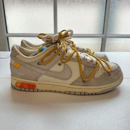 OFF-WHITE X NIKE DUNK LOW LOT 31 UK7 (USED)