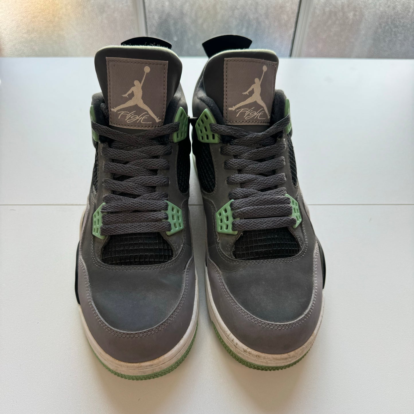 AIR JORDAN 4 GREEN GLOW UK8 (USED)