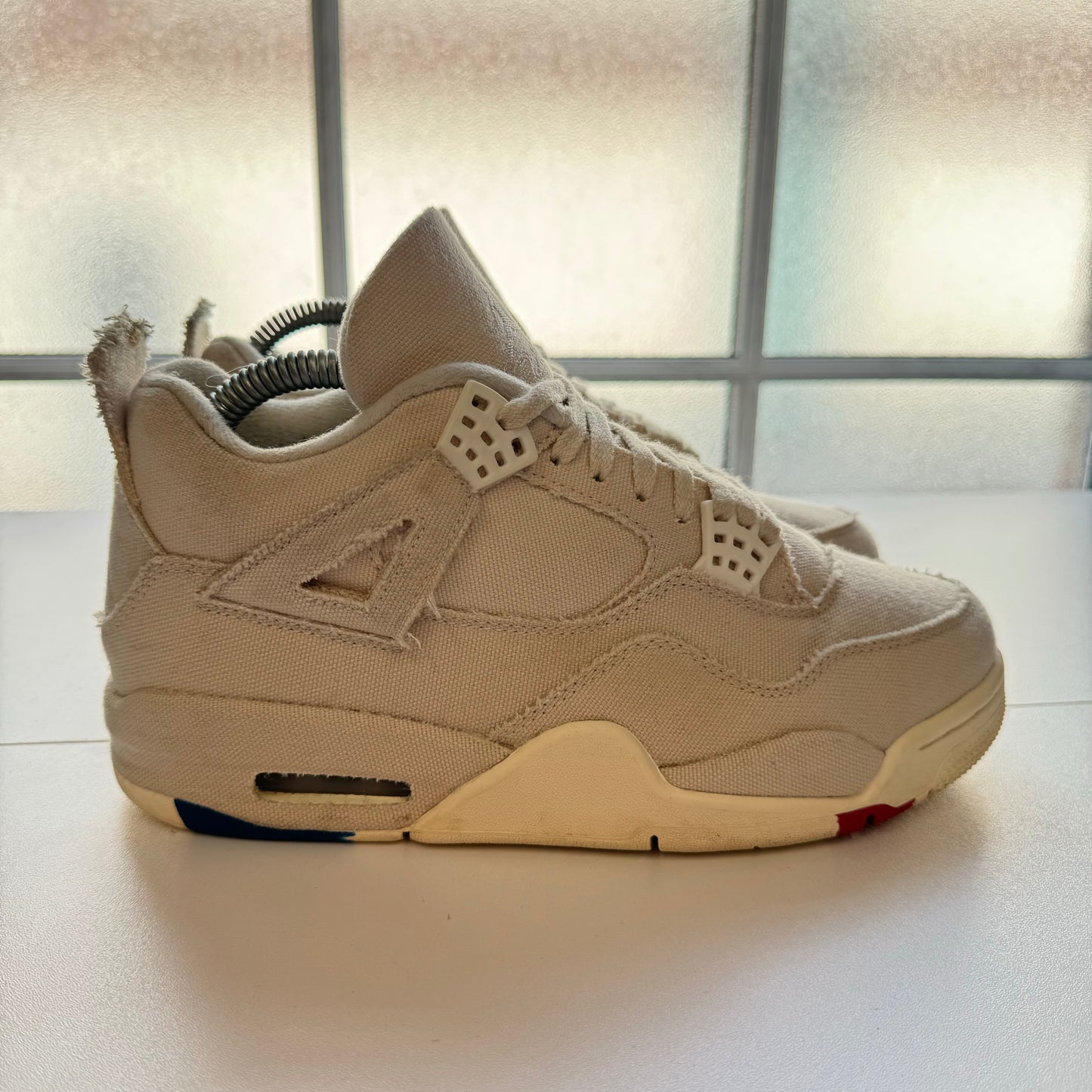 AIR JORDAN 4 BLANK CANVAS (W) UK5 (USED)