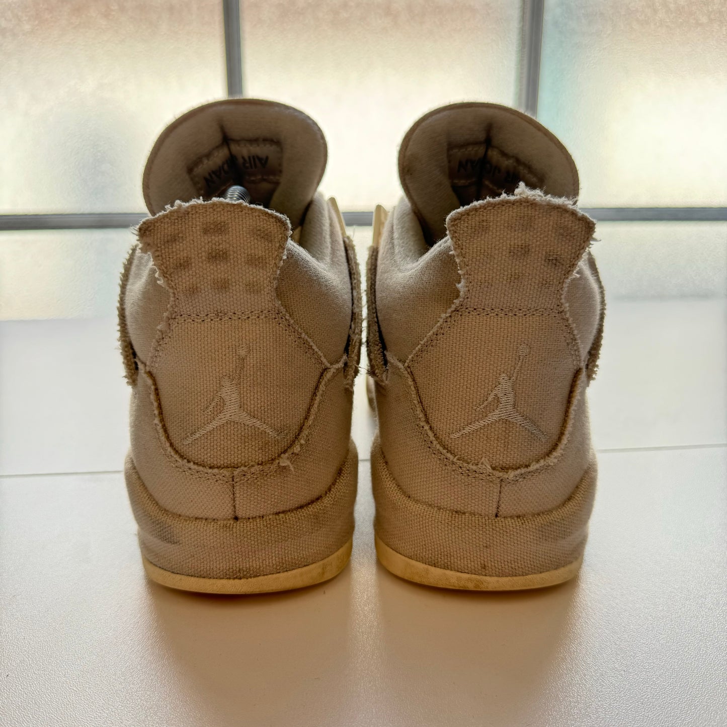 AIR JORDAN 4 BLANK CANVAS (W) UK5 (USED)