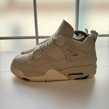 AIR JORDAN 4 BLANK CANVAS (W) UK5 (USED)