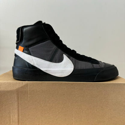 OFF-WHITE X BLAZER MID BLACK UK9.5 (USED)