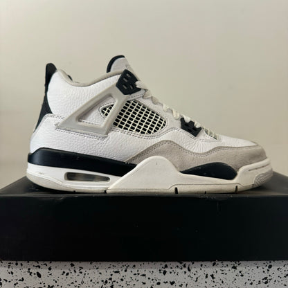 AIR JORDAN 4 MILITARY BLACK (GS) UK6 (USED)