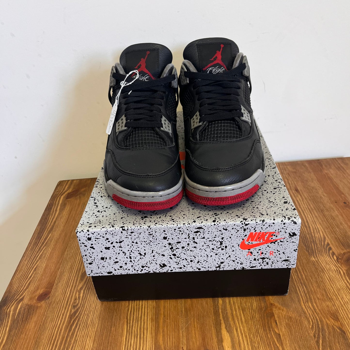 AIR JORDAN 4 BRED REIMAGINED UK8 (USED)