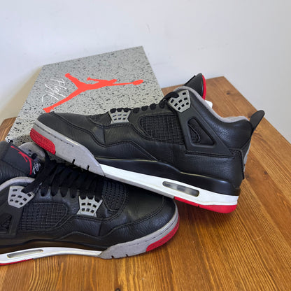 AIR JORDAN 4 BRED REIMAGINED UK8 (USED)