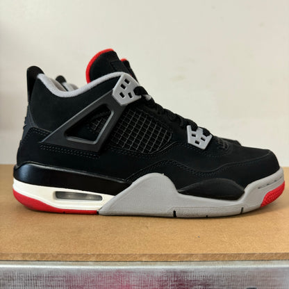 AIR JORDAN 4 BRED 2019 (GS) UK5.5 (USED)