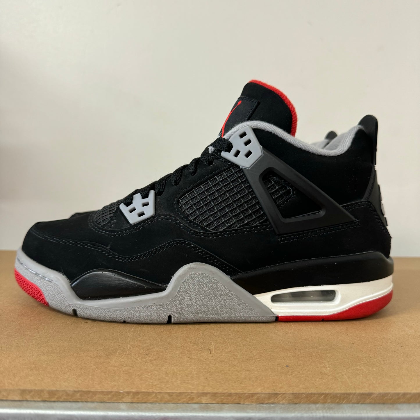 AIR JORDAN 4 BRED 2019 (GS) UK5.5 (USED)