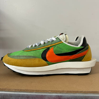 NIKE LD WAFFLE SACAI GREEN UK10 (USED)