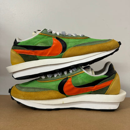 NIKE LD WAFFLE SACAI GREEN UK10 (USED)