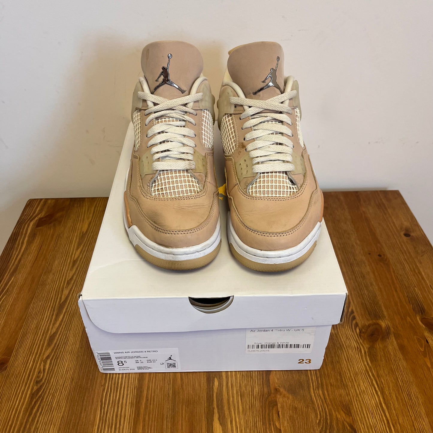 AIR JORDAN 4 SHIMMER (W) UK6 (USED)