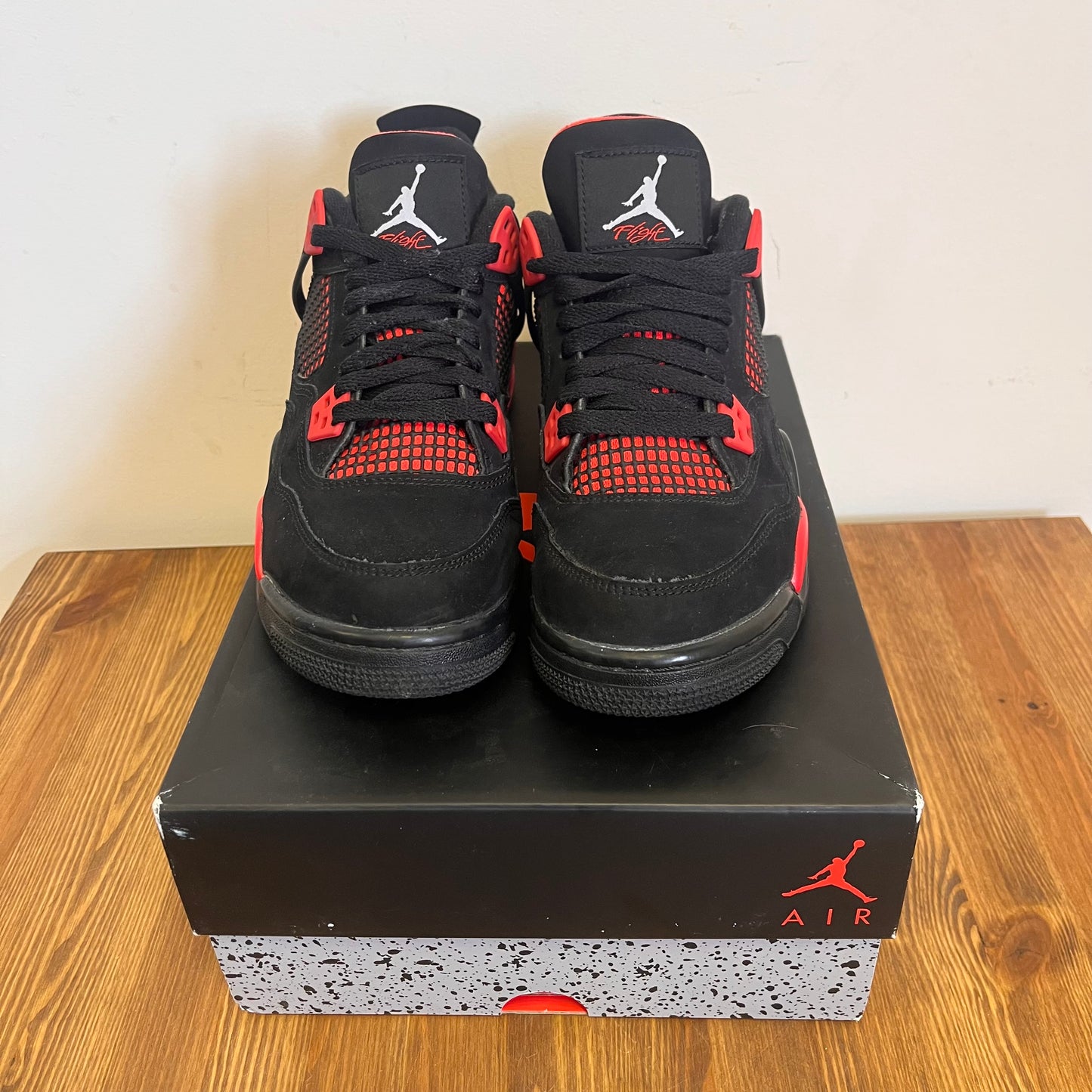 AIR JORDAN 4 RED THUNDER (GS) UK6 (USED)