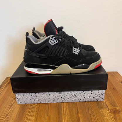 AIR JORDAN 4 BRED 2019 UK9 (USED)