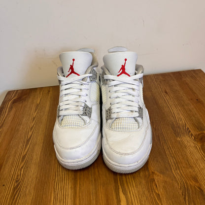 AIR JORDAN 4 WHITE OREO UK7.5 (USED)