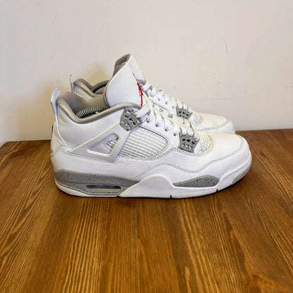 AIR JORDAN 4 WHITE OREO UK7.5 (USED)