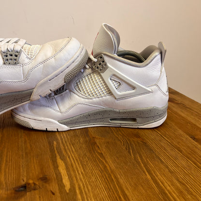 AIR JORDAN 4 WHITE OREO UK7.5 (USED)