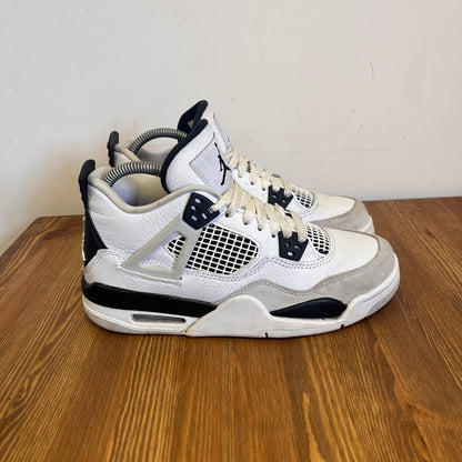 AIR JORDAN 4 MILITARY BLACK (GS) UK5 (USED)