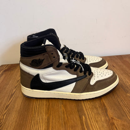 AIR JORDAN 1 HIGH TRAVIS SCOTT MOCHA UK8 (USED)