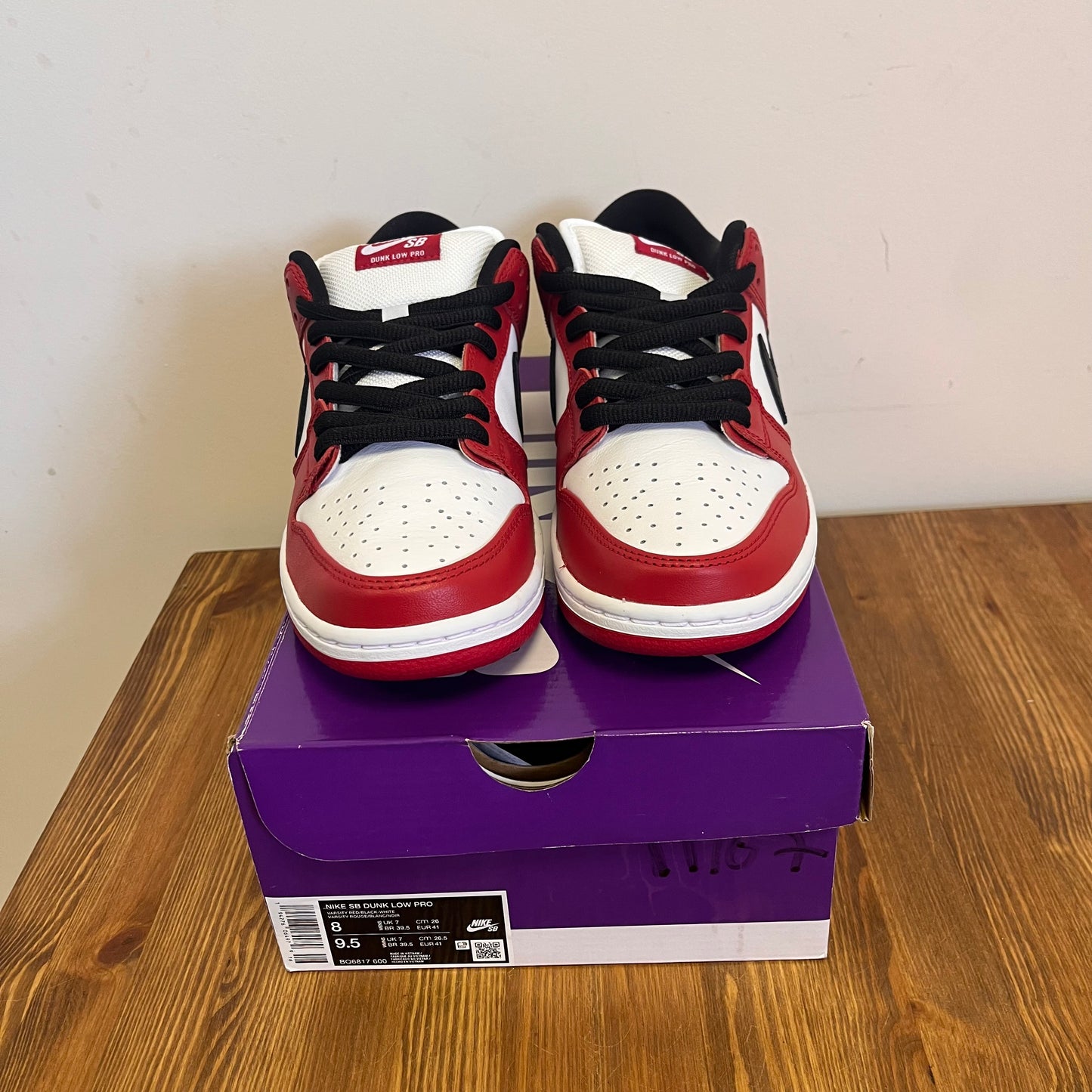 NIKE DUNK LOW SB CHICAGO UK7 (NEW)