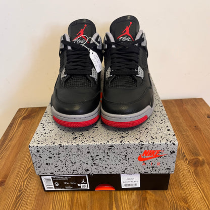 AIR JORDAN 4 BRED REIMAGINED UK8 (USED)