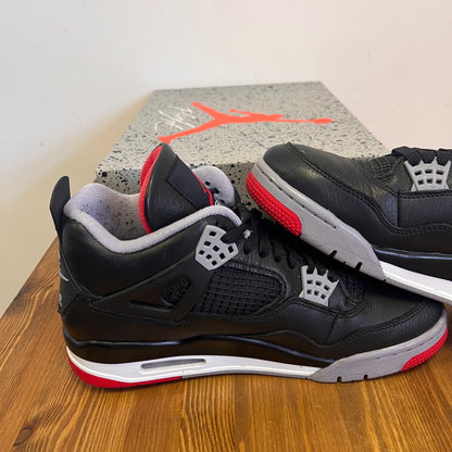 AIR JORDAN 4 BRED REIMAGINED UK8 (USED)