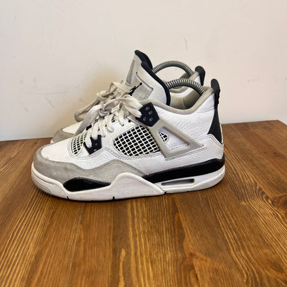 AIR JORDAN 4 MILITARY BLACK (GS) UK4 (USED)