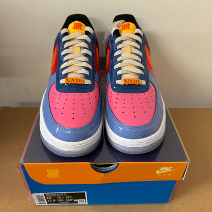 NIKE AIR FORCE 1 LOW UNDEFEATED TOTAL ORANGE UK9 (NEW)