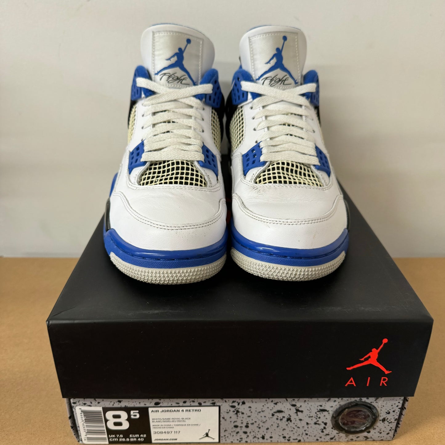 AIR JORDAN 4 MOTORSPORT UK7.5 (USED)