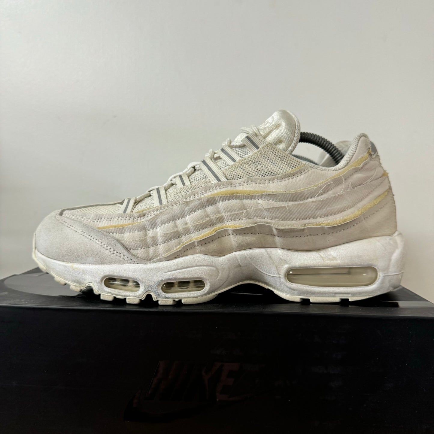 NIKE AIR MAX 95 COMME DES GARCONS WHITE UK9 (USED)