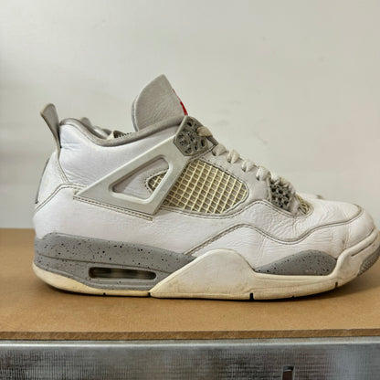 AIR JORDAN 4 WHITE OREO UK9 (USED)