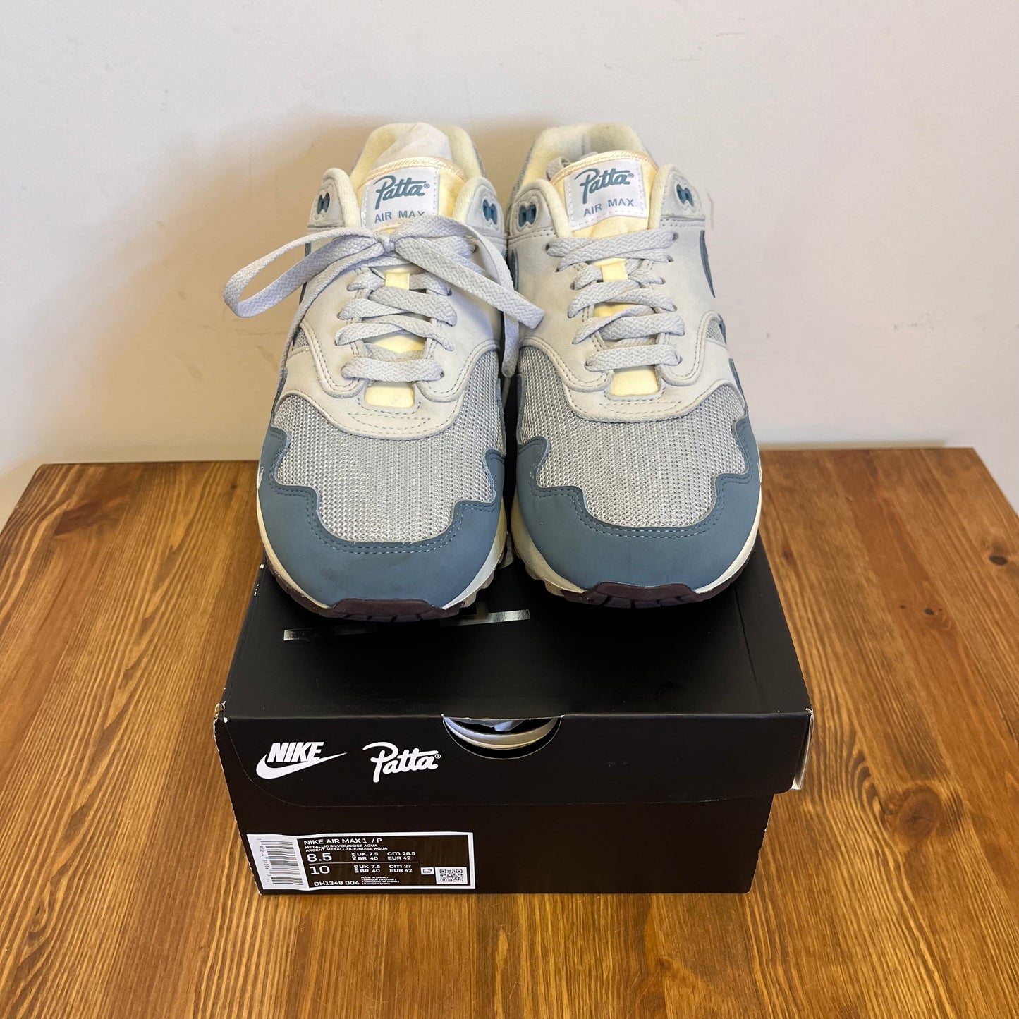 NIKE AIR MAX 1 PATTA AQUA UK7.5 (USED)