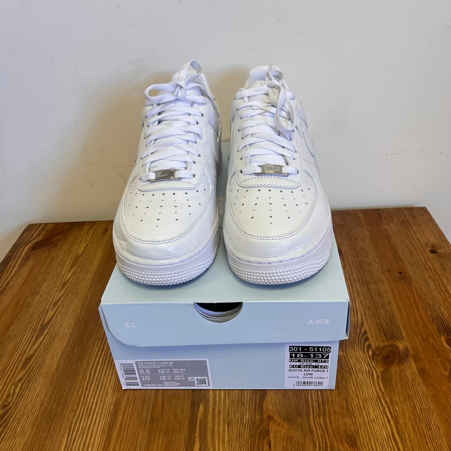 NIKE AIR FORCE 1 LOW CERTIFIED LOVER BOY UK7.5 (USED)