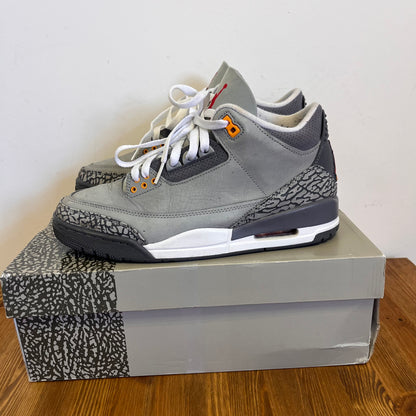 AIR JORDAN 3 COOL GREY 2019 UK7.5 (USED)