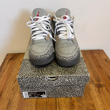 AIR JORDAN 3 COOL GREY 2019 UK7.5 (USED)