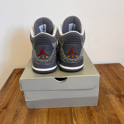 AIR JORDAN 3 COOL GREY 2019 UK7.5 (USED)