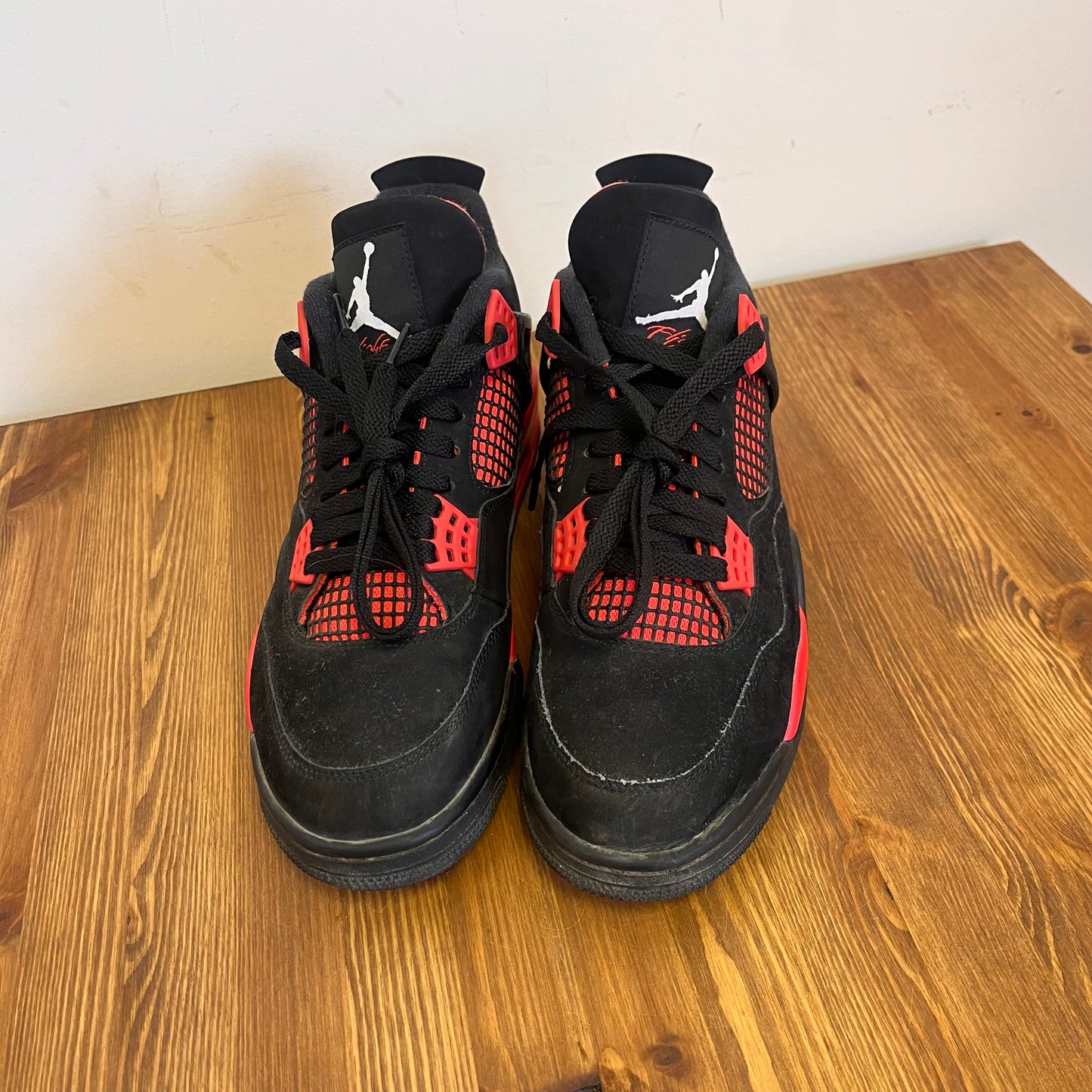 AIR JORDAN 4 RED THUNDER UK8 (USED)