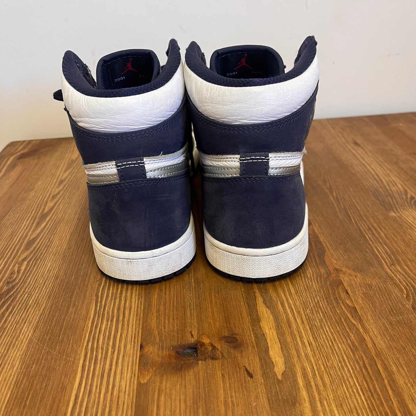 AIR JORDAN 1 HIGH CO JP MIDNIGHT NAVY UK9 (USED)