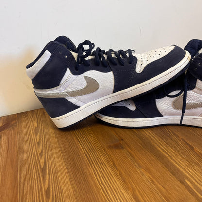 AIR JORDAN 1 HIGH CO JP MIDNIGHT NAVY UK9 (USED)