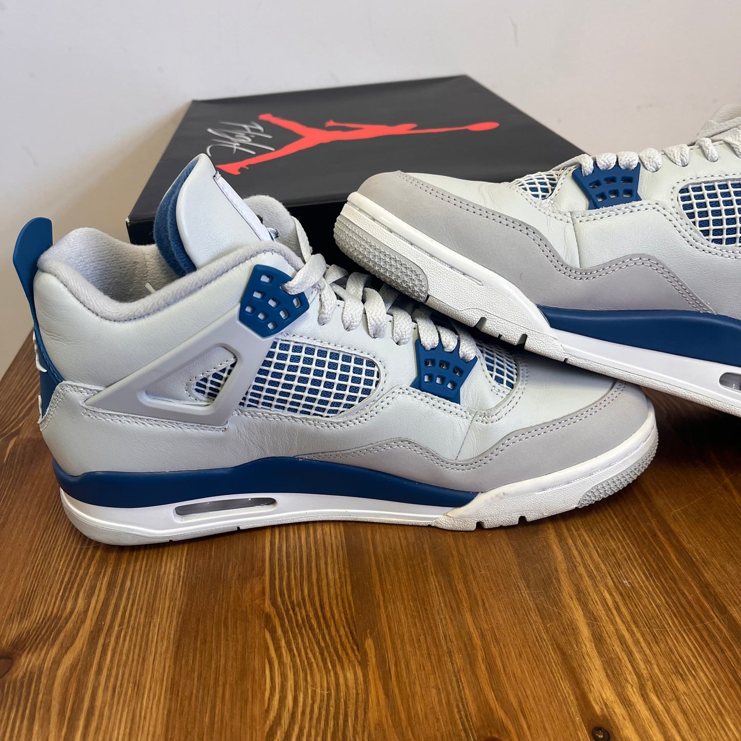 AIR JORDAN 4 INDUSTRIAL BLUE UK7.5 (USED)