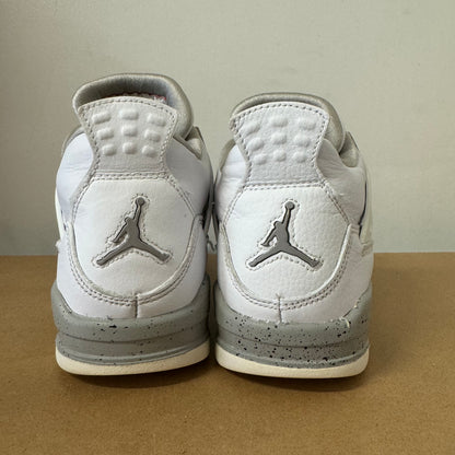 AIR JORDAN 4 WHITE OREO (GS) UK4.5 (USED)