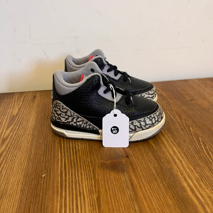 AIR JORDAN 3 BLACK CEMENT (TD) UK5.5 (USED)