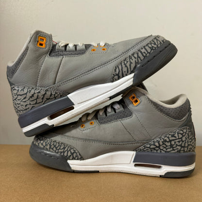 AIR JORDAN 3 COOL GREY 2019 (GS) UK4.5 (USED)